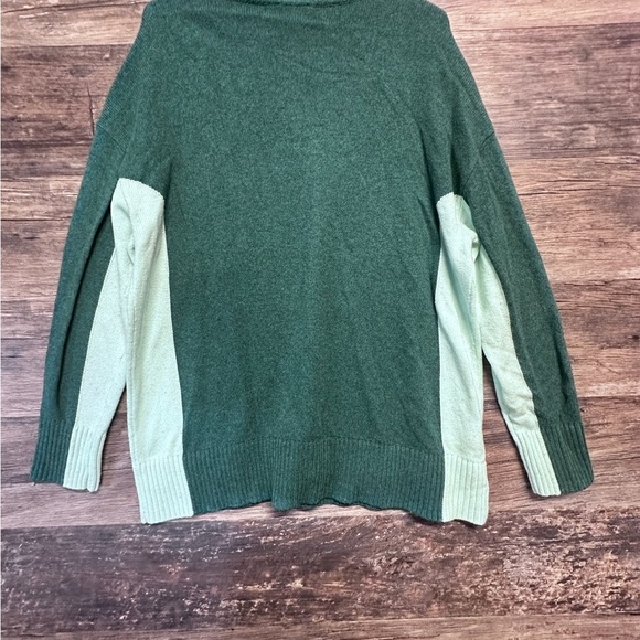 Talbots Green Cowl Neck Sweater with Soft Texture - Picture 2 of 11